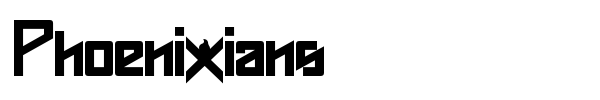 Phoenixians font preview